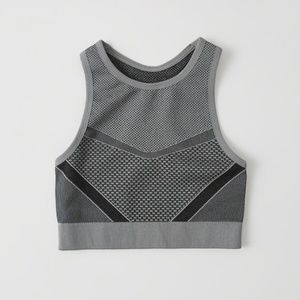 abercrombie ACTIVE SEAMLESS HIGH-NECK BRA